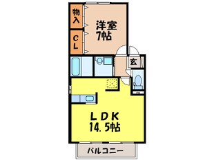 リビングタウン江戸屋敷　Ｄ棟の物件間取画像